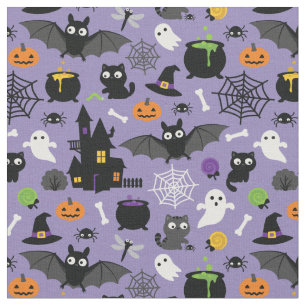 Halloween Pattern Fabric