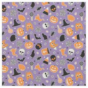 Halloween Pattern Fabric