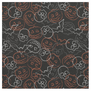 Halloween Pattern Fabric