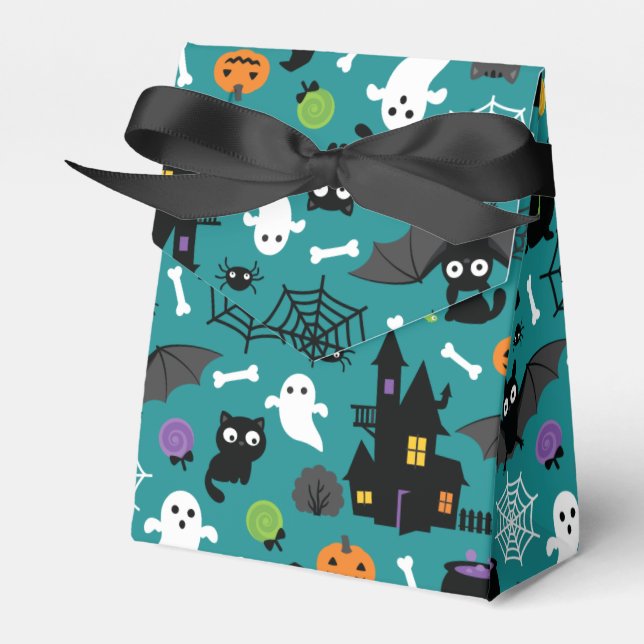 Halloween Pattern Favour Box (Front Side)