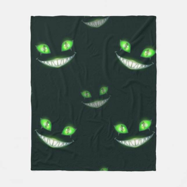 Halloween pattern fleece blanket (Front)