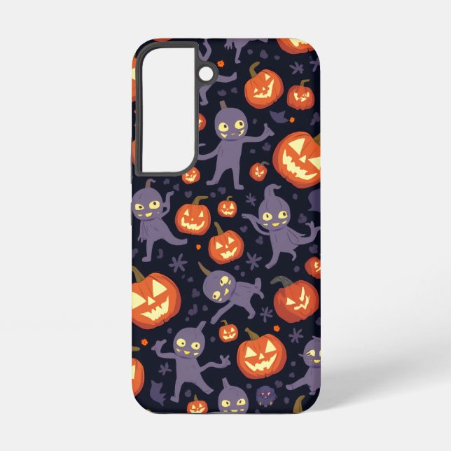 Halloween Pattern Galaxy Case (Back)