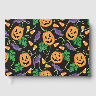 HALLOWEEN PATTERN GUEST BOOK