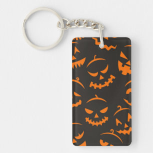 Halloween pattern key ring