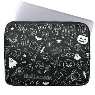 Halloween Pattern Laptop Sleeve