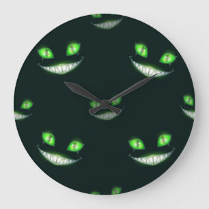 Halloween pattern large clock