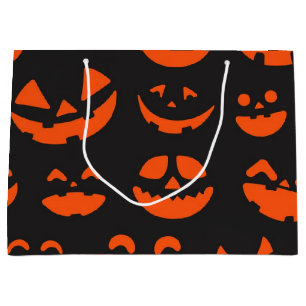Halloween pattern large gift bag