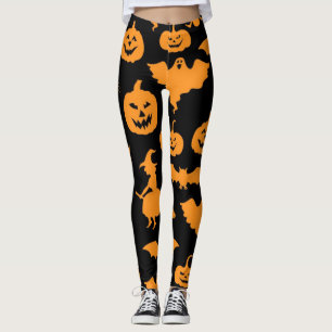 Halloween pattern leggings