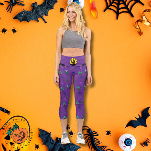 👻 Halloween Pattern Leggings