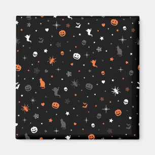 Halloween pattern magnet