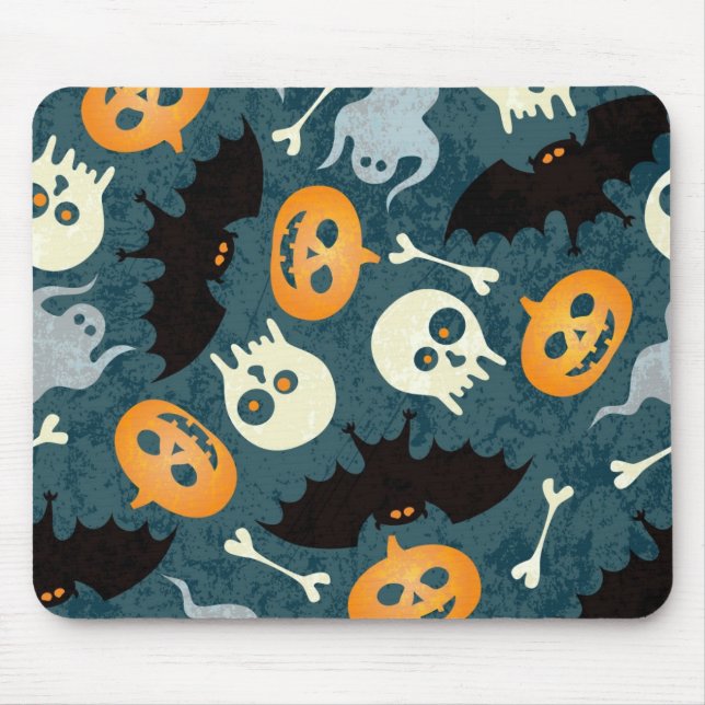Halloween pattern mouse mat (Front)