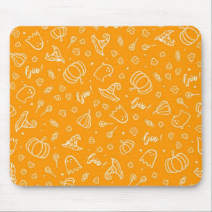 Halloween pattern mouse mat