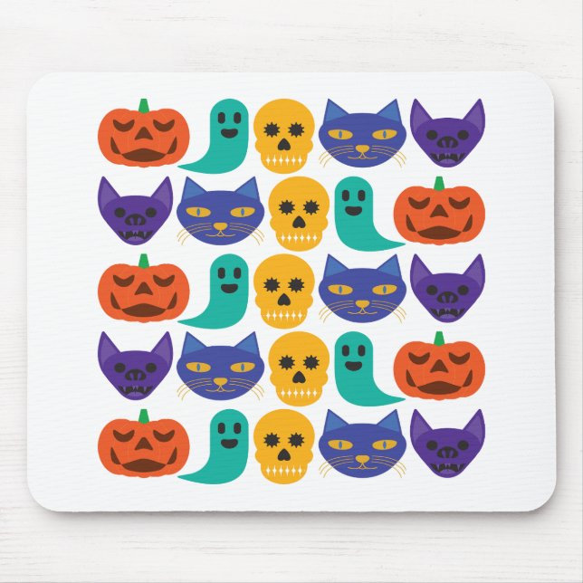 Halloween Pattern Mousepad (Front)