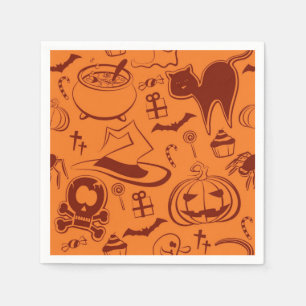 Halloween pattern napkin