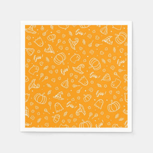 Halloween pattern napkin