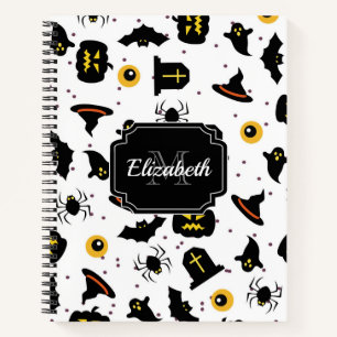 Halloween Pattern Notebook