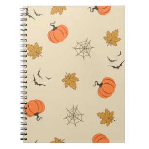 Halloween pattern notebook