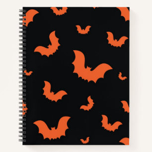 Halloween pattern notebook