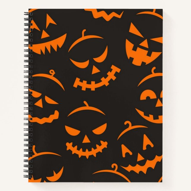 Halloween pattern notebook (Front)