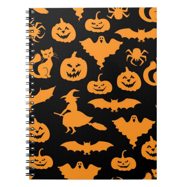 Halloween pattern notebook (Front)