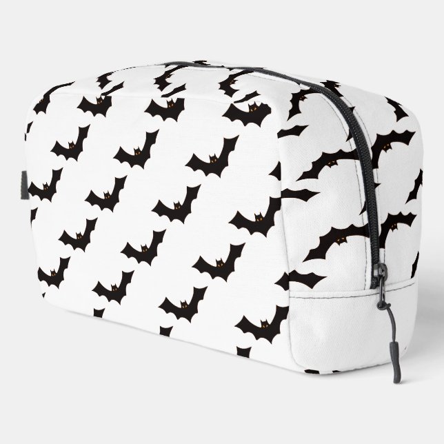 Halloween, Pattern Of Bats, Trick Or Treat, Boo Dopp Kit (Right Corner)