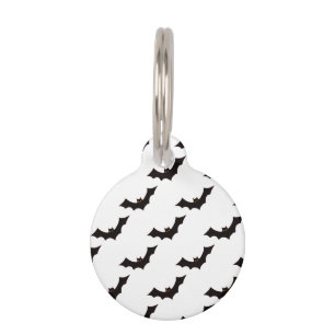 Halloween, Pattern Of Bats, Trick Or Treat, Boo Pet Tag