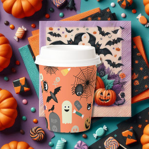 Halloween Pattern Paper Cups