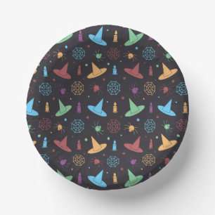 Halloween Pattern  Paper Plate