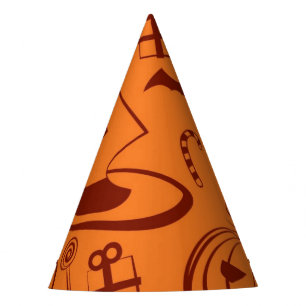 Halloween pattern party hat