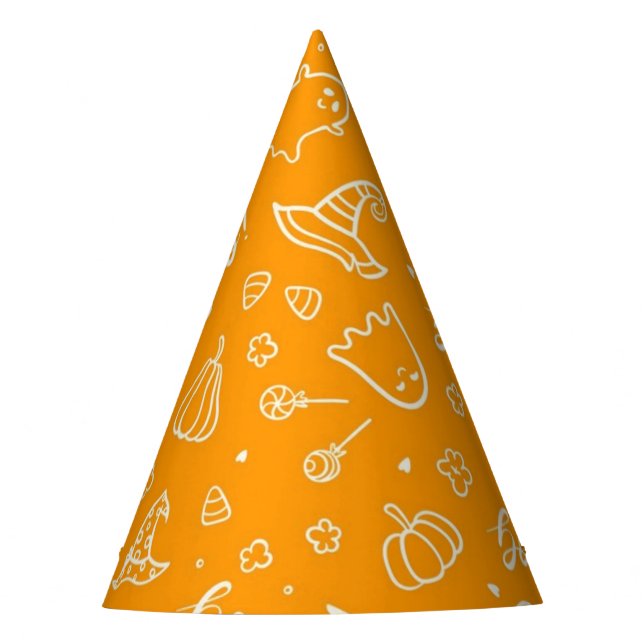 Halloween pattern party hat (Front)