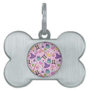 Halloween Pattern Pet ID Tag