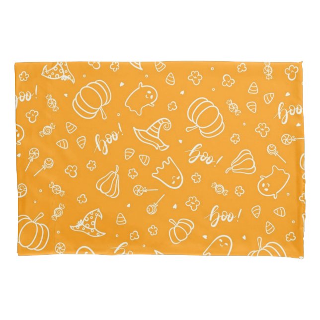 Halloween pattern pillowcase (Front)
