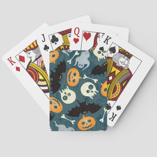 Halloween pattern playing cards (Back)