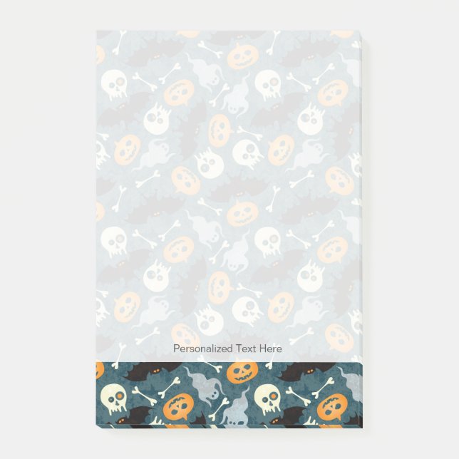 Halloween pattern post-it notes (Front)