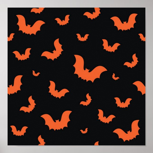 Halloween pattern poster (Front)