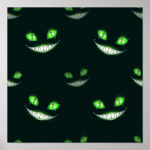 Halloween pattern poster
