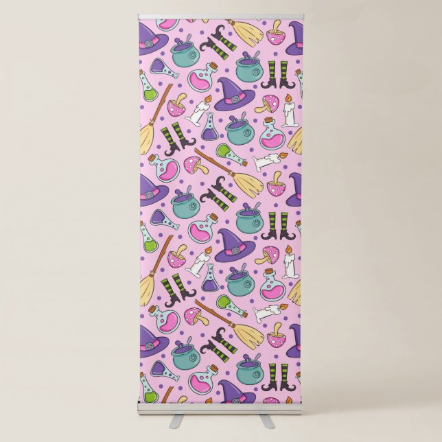 Halloween Pattern Retractable Banner (Front)