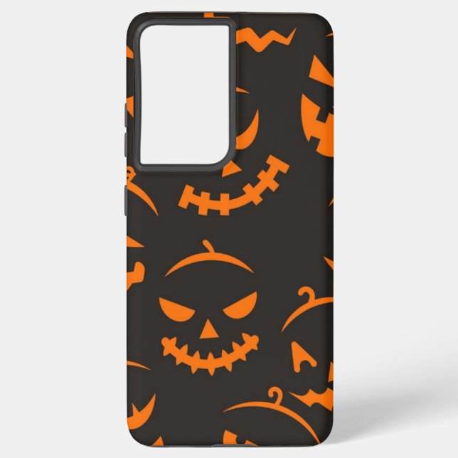 Halloween pattern samsung galaxy s21 ultra case (Back)