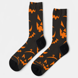 Halloween pattern socks