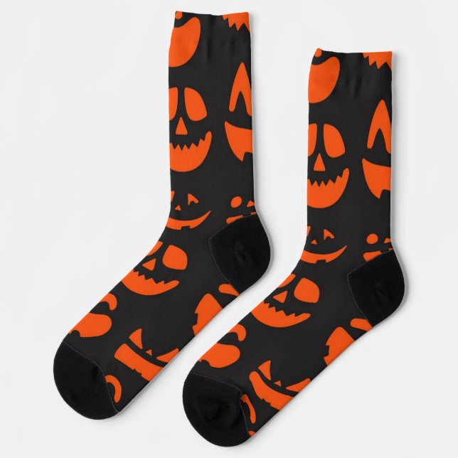 Halloween pattern socks (Left)