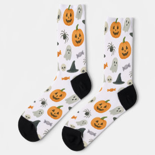 Halloween pattern socks