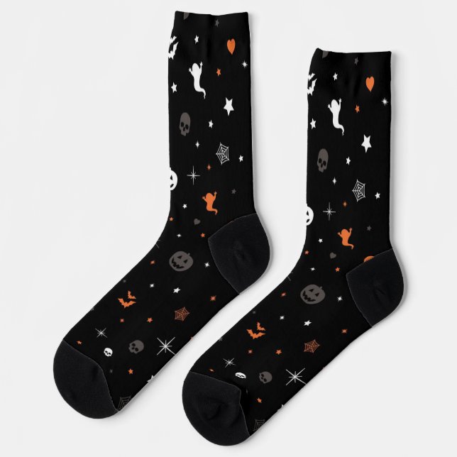Halloween pattern socks (Left)