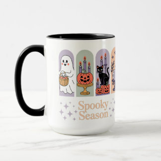 Halloween Pattern Spooky Season Mug