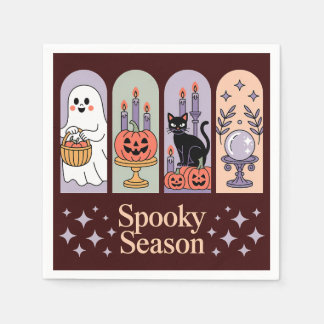 Halloween Pattern Spooky Season Napkin