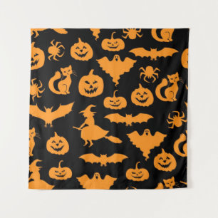 Halloween pattern tapestry