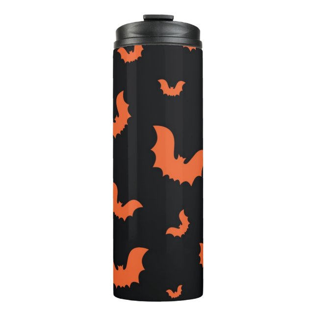 Halloween pattern thermal tumbler (Front)