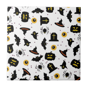 Halloween Pattern Tile