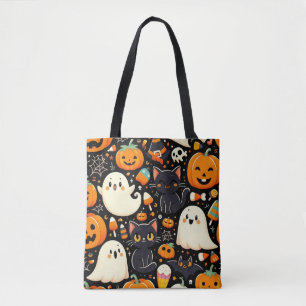 Halloween Pattern Tote Bag