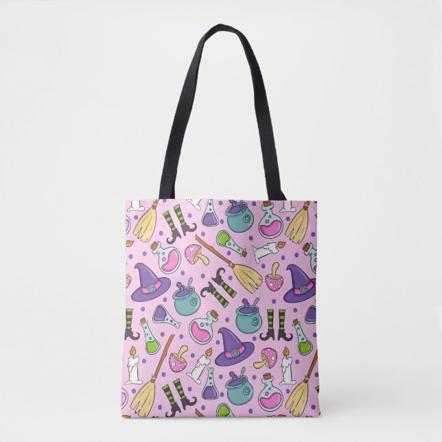 Halloween Pattern Tote Bag (Front)