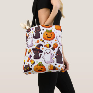 Halloween Pattern Tote Bag
